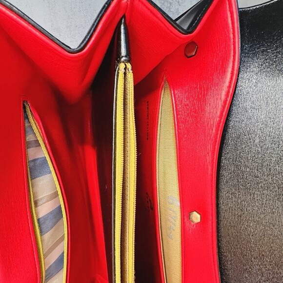 Vintage 1960s Koret Structured Leather Bag Minimalist Collectible Mint Condition - Picture 6 of 16